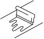 Icon showing screen printing