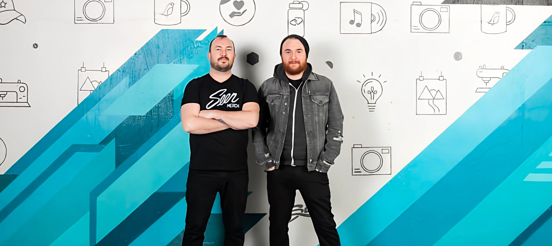 Image of the founders of Seen Merch